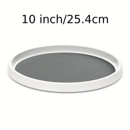 1pc Non-Skid Lazy Susan Organizers; Turntable Rack For Cabinet; Pantry Organization And Storage; Kitchen; Fridge; Spice Rack; Home Kitchen Suppli (Capacity: 10 Inch)